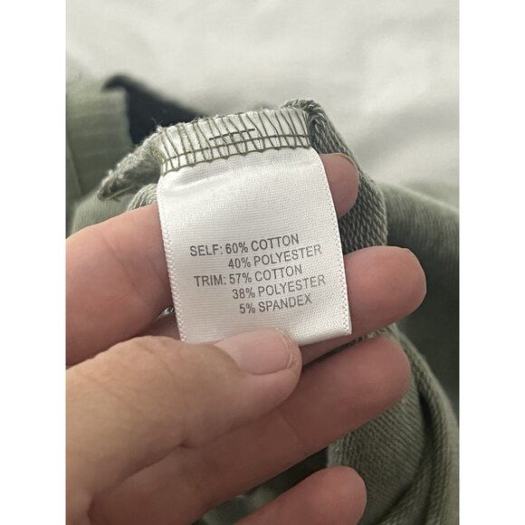 Jane And Delancey V Neck Green Short Sleeve Shirt Size XL Button Detail - Picture 11 of 14